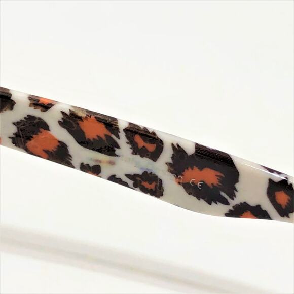 NEW Brown Leopard Print Sunglasses UV400 Retro - Picture 4 of 5